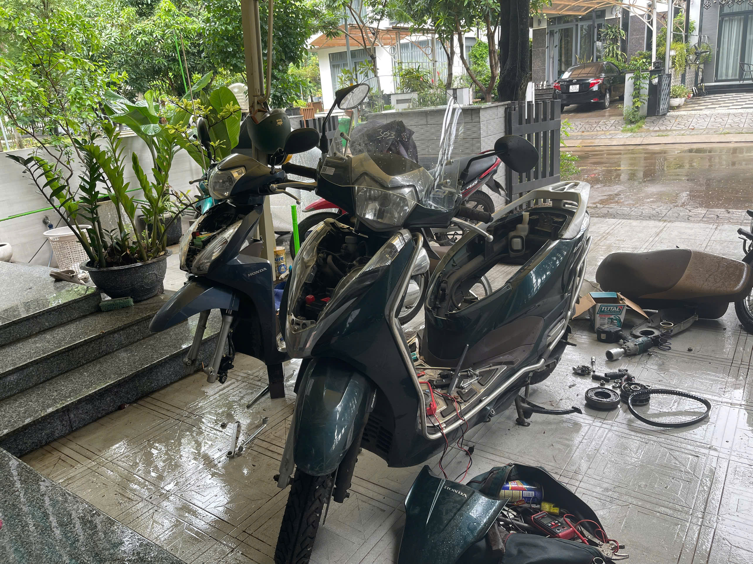 Khu vực hỗ trợ cứu hộ xe máy Quận 7